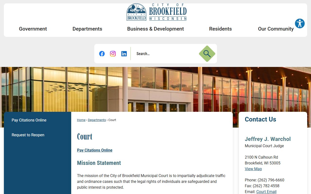 Brookfield DUI Records