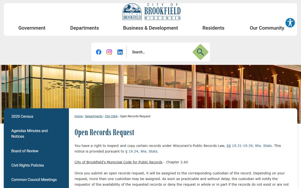Brookfield DUI Records