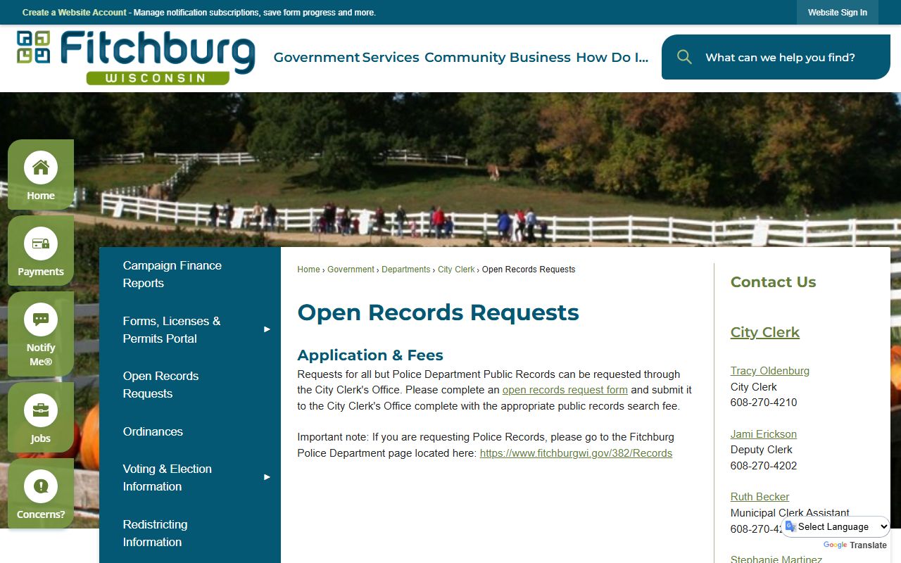 Fitchburg DUI Records