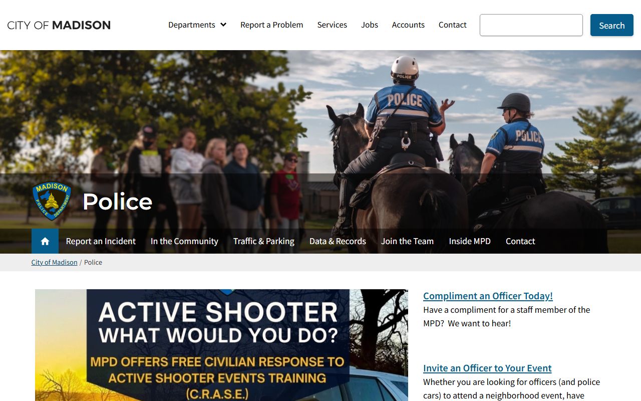 Madison DUI Records police resources