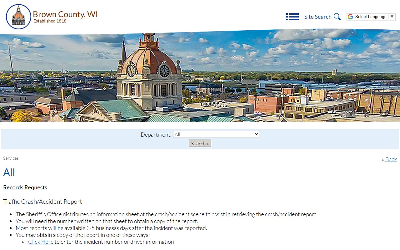 Brown County DUI Records