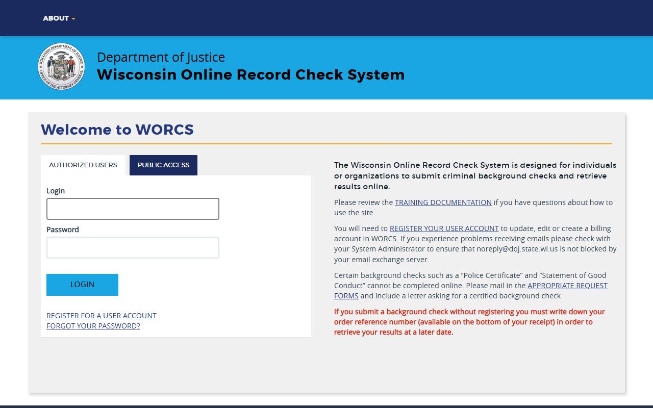 Wisconsin DUI Records DOJ crime information bureau